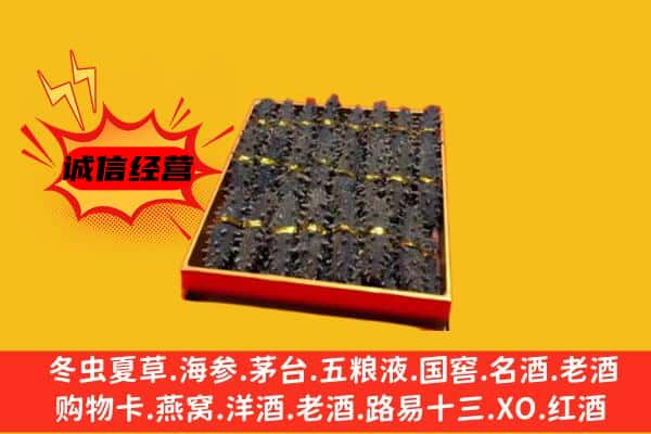 波密县回收海参